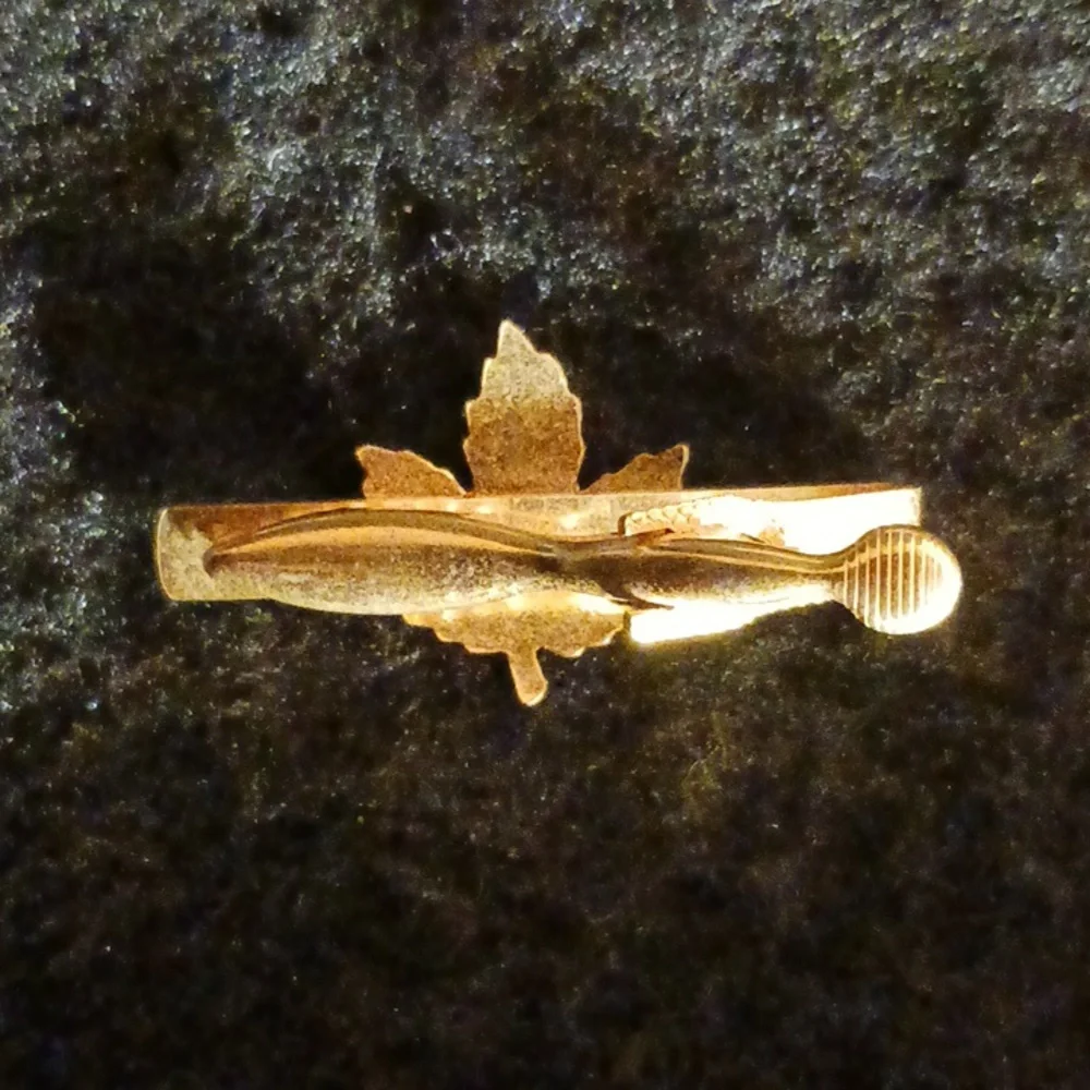 Sarnia Souvenir Enameled Tie Clasp Vintage